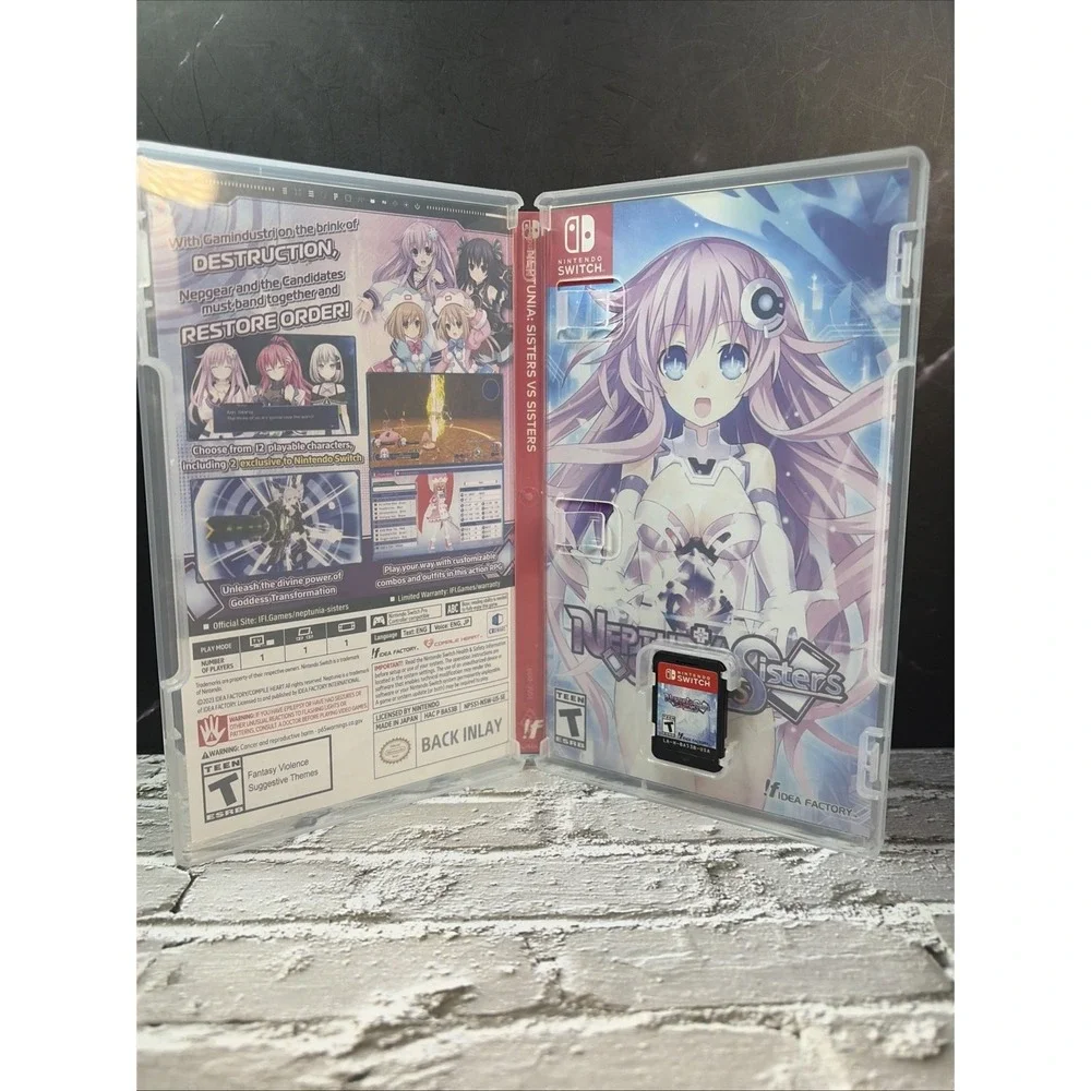 Hyperdimension Neptunia Sisters Vs Sisters - The Nintendo Switch - Japanese Ver.